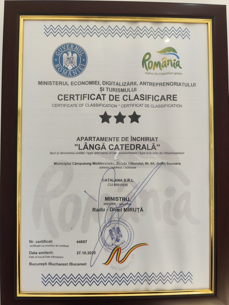 Apartament lângă  Catedrală