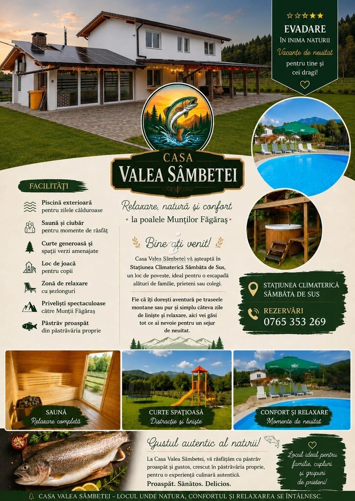 Casa de vacanță Valea Sâmbetei